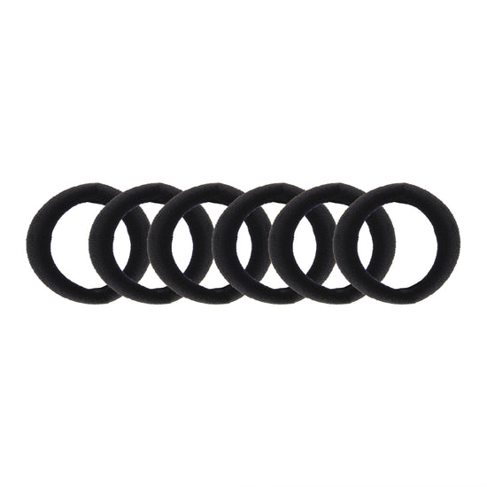 Card of 6 Soft  Hair Ponios Elastic