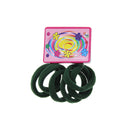 Card of 6 Soft  Hair Ponios Elastic