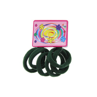 Card of 6 Soft  Hair Ponios Elastic
