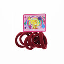 Card of 6 Soft  Hair Ponios Elastic