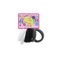 Card of 6 Soft  Hair Ponios Elastic