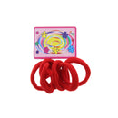 Card of 6 Soft  Hair Ponios Elastic