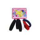 Card of 6 Soft  Hair Ponios Elastic