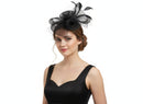 Zacharia Black Gothic Fascinator on Concorde Beak Clip