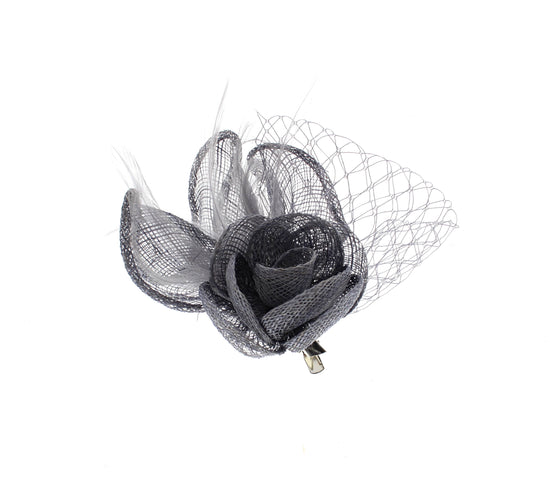 Assorted Colours Fascinator With Clip And Brooch