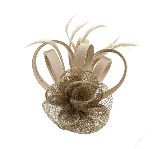 Fascinator on Clip & Brooch Pin