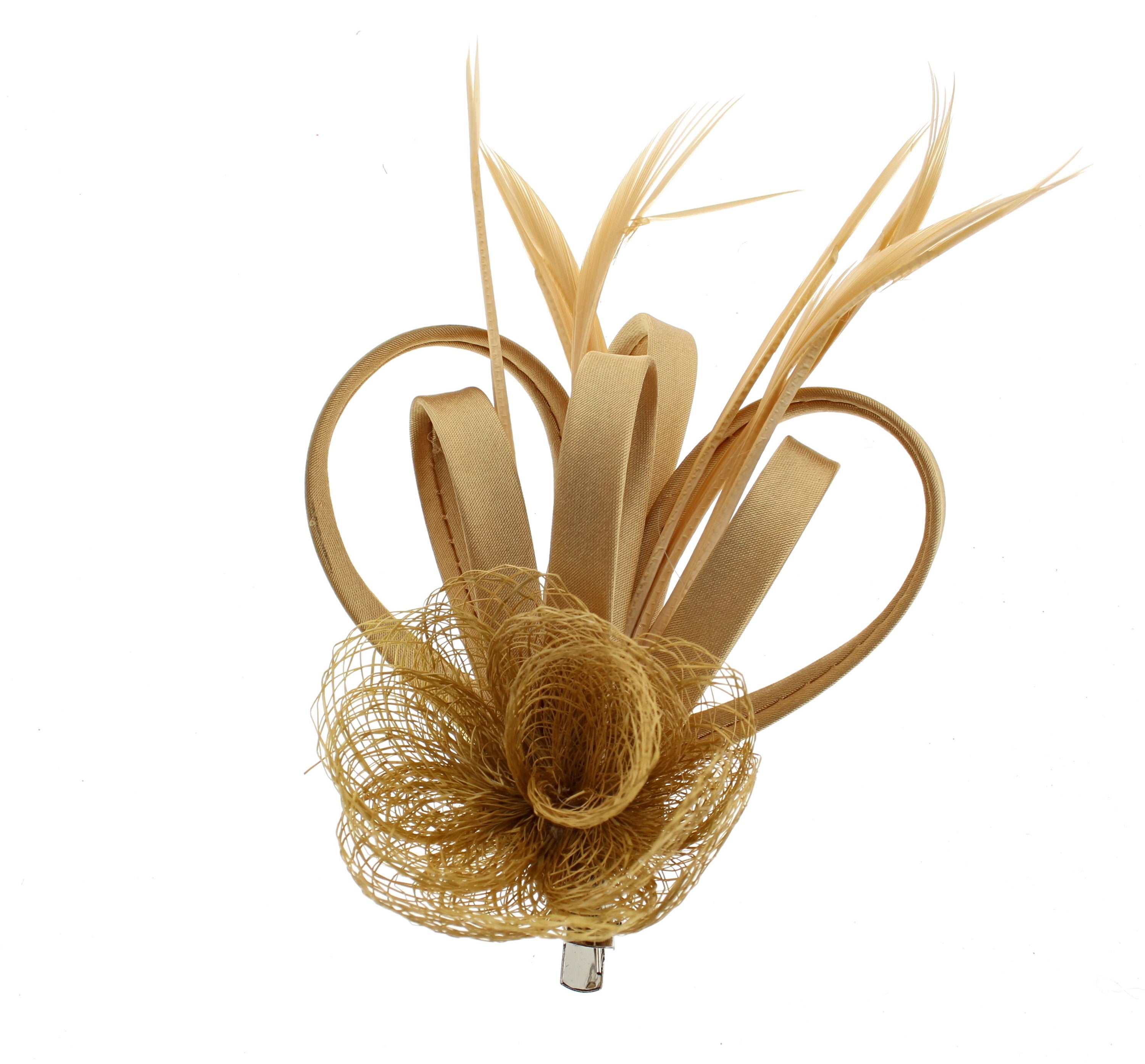 Fascinator on Clip & Brooch Pin