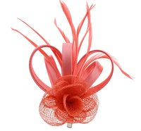 Fascinator on Clip & Brooch Pin