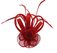 Fascinator on Clip & Brooch Pin