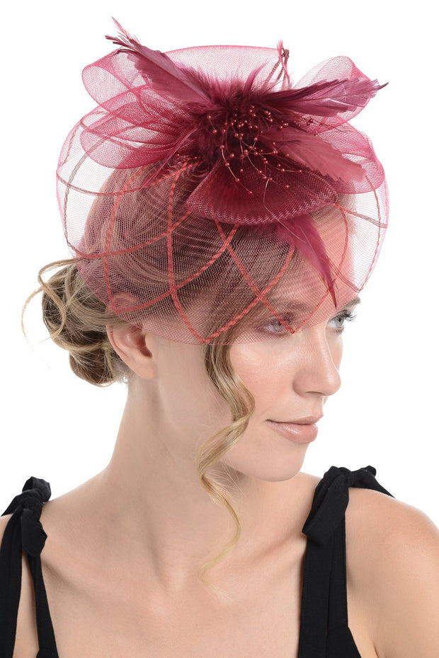 Fascinator on Concord Beak Clip or Aliceband
