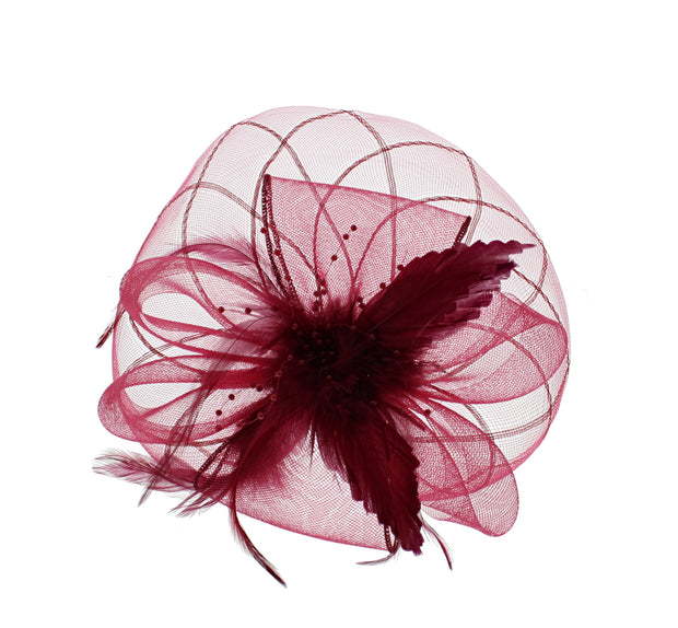 Fascinator on Concord Beak Clip or Aliceband