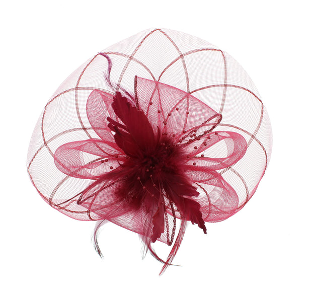 Fascinator on Concord Beak Clip or Aliceband
