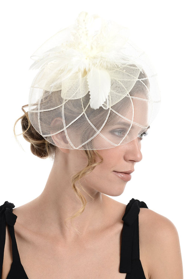 Fascinator on Concord Beak Clip or Aliceband
