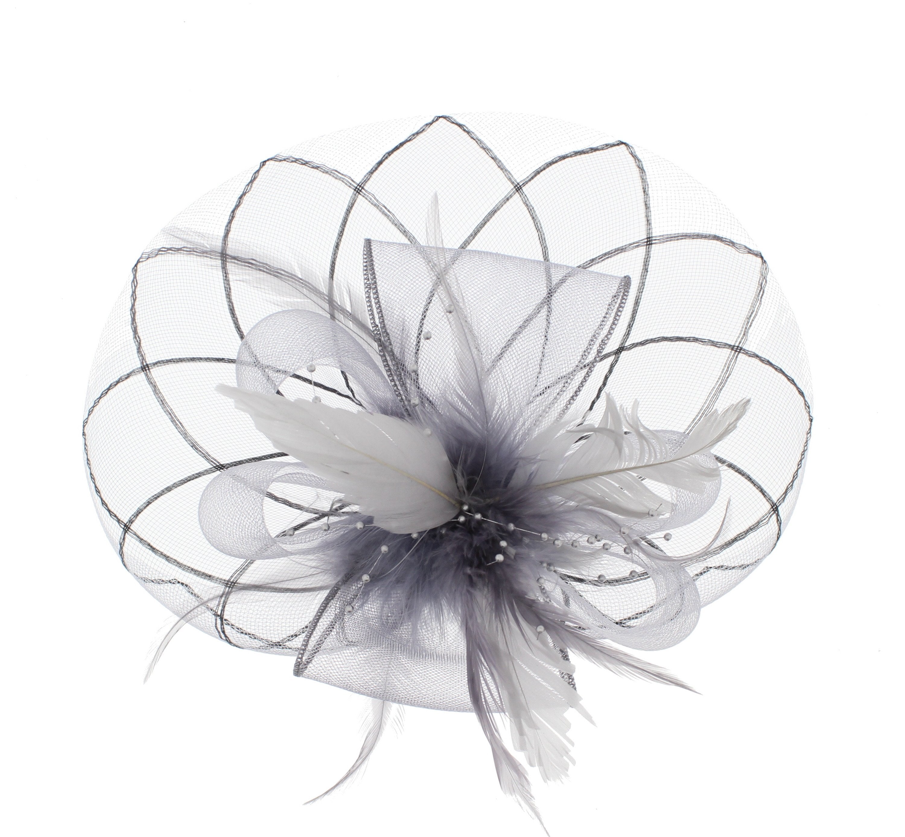 Fascinator on Concord Beak Clip or Aliceband