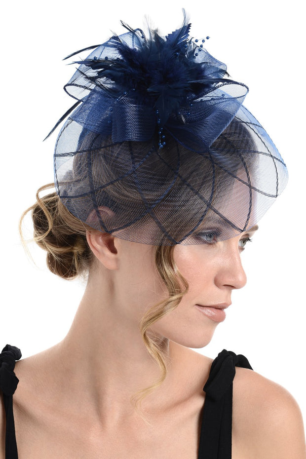 Fascinator on Concord Beak Clip or Aliceband