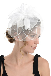 Fascinator on Concord Beak Clip or Aliceband