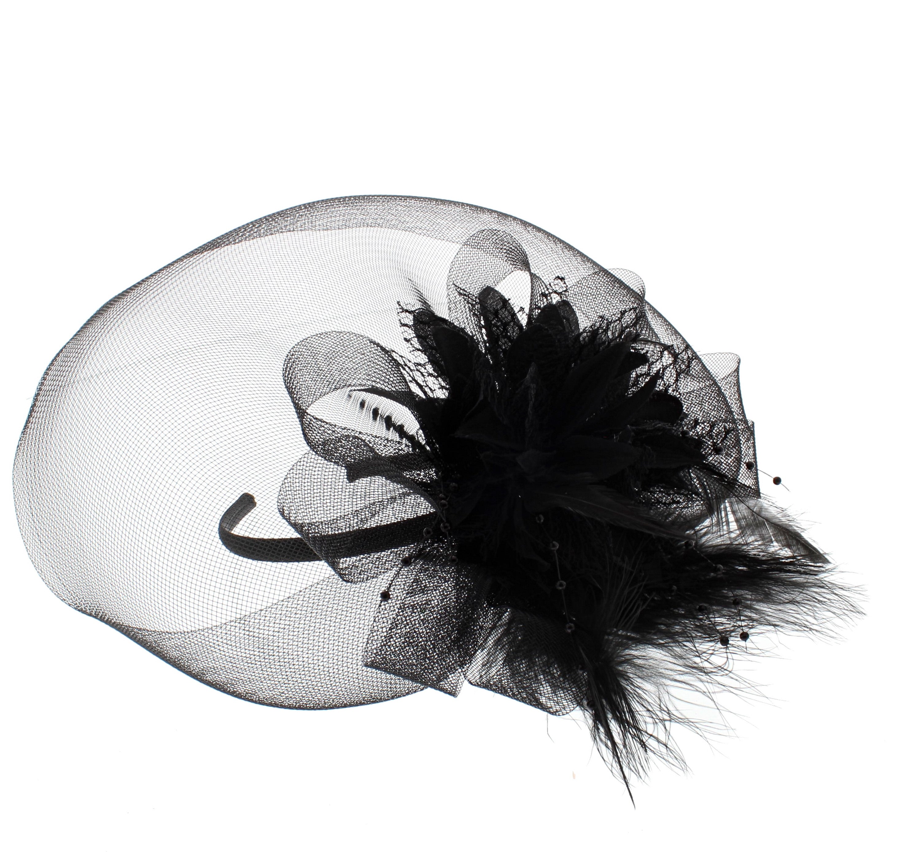 Fascinator on Concord Beak Clip or Aliceband