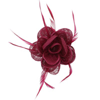 Fascinator On Concord Clip & Brooch Pin