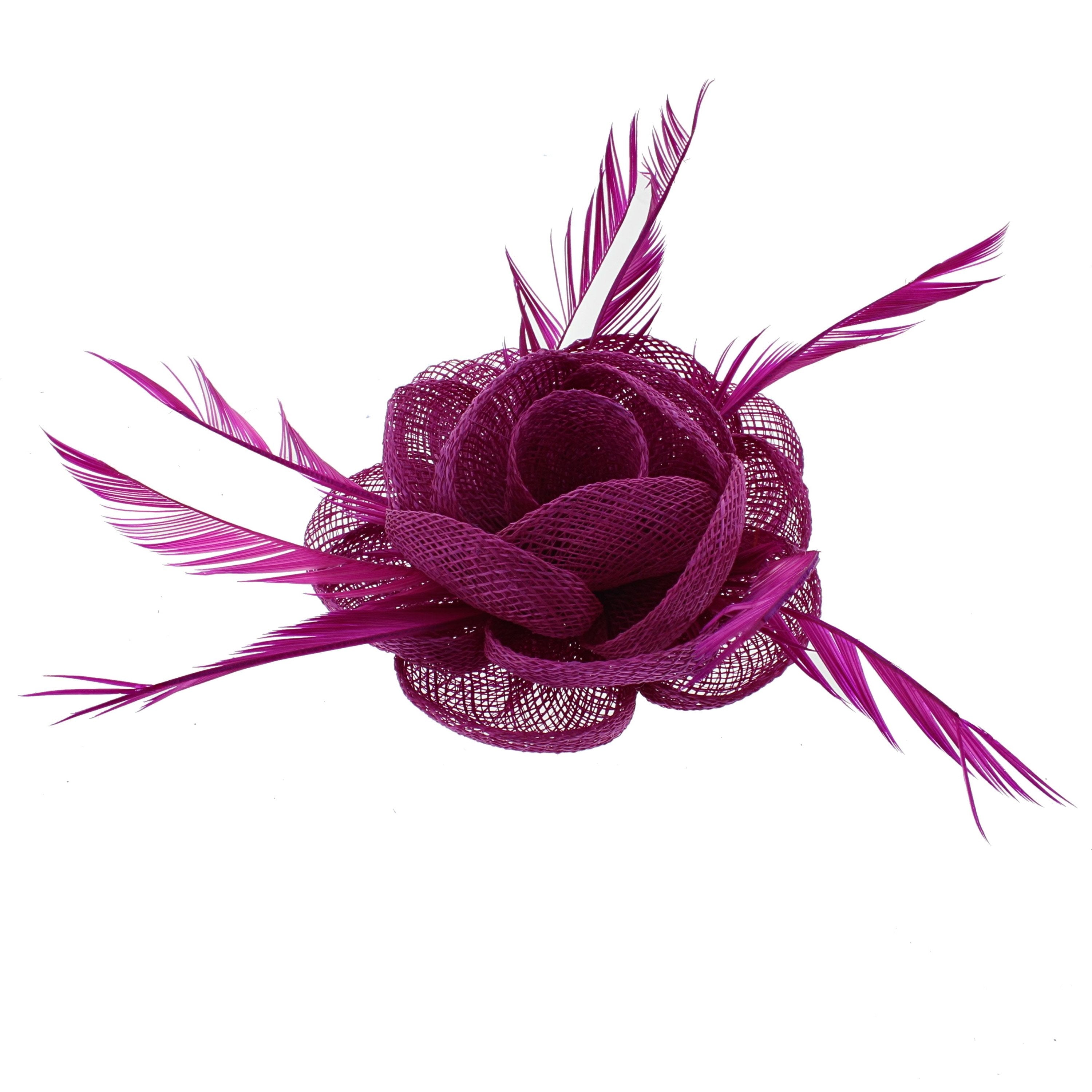 Fascinator On Concord Clip & Brooch Pin