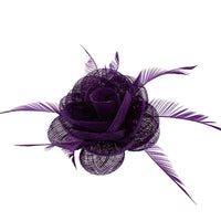 Fascinator On Concord Clip & Brooch Pin