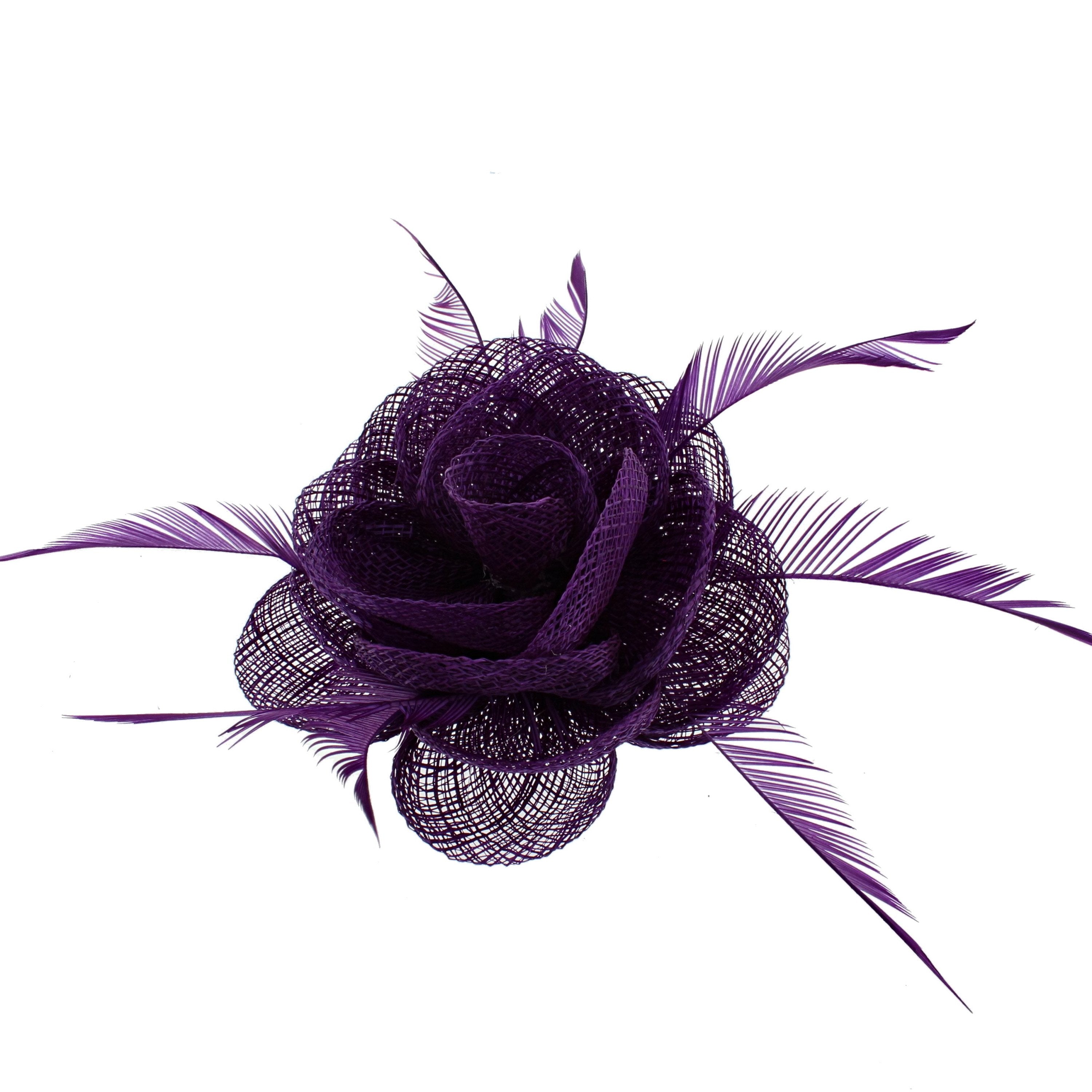 Fascinator On Concord Clip & Brooch Pin