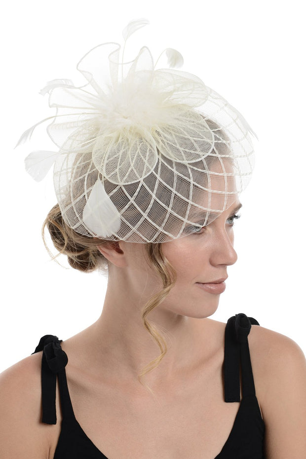 Fascinator on Concord Beak Clip or Aliceband
