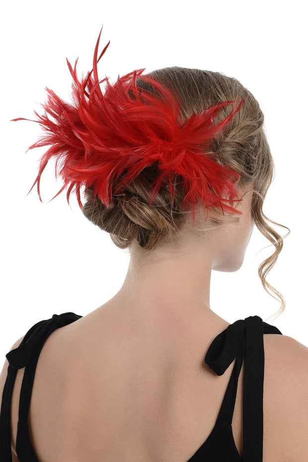 Fascinator On Comb (Diameter Approx. 24cm, Height Approx. 12cm)
