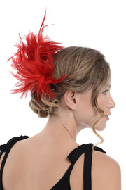 Fascinator On Comb (Diameter Approx. 24cm, Height Approx. 12cm)