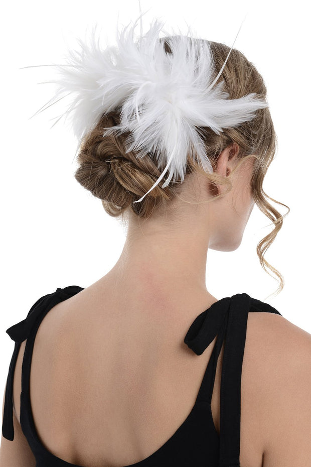 Fascinator On Comb (Diameter Approx. 24cm, Height Approx. 12cm)