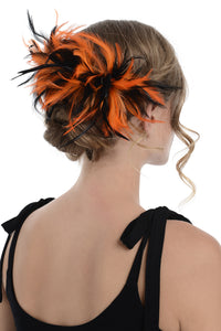 Two Tone Fascinator On Comb