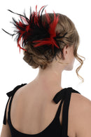Two Tone Fascinator On Comb