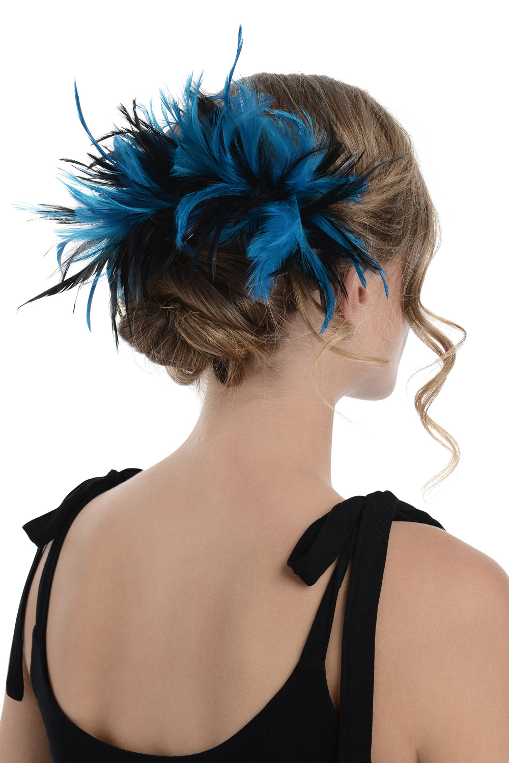 Two Tone Fascinator On Comb