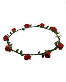 Rose Flower Hair Wreath Garlands