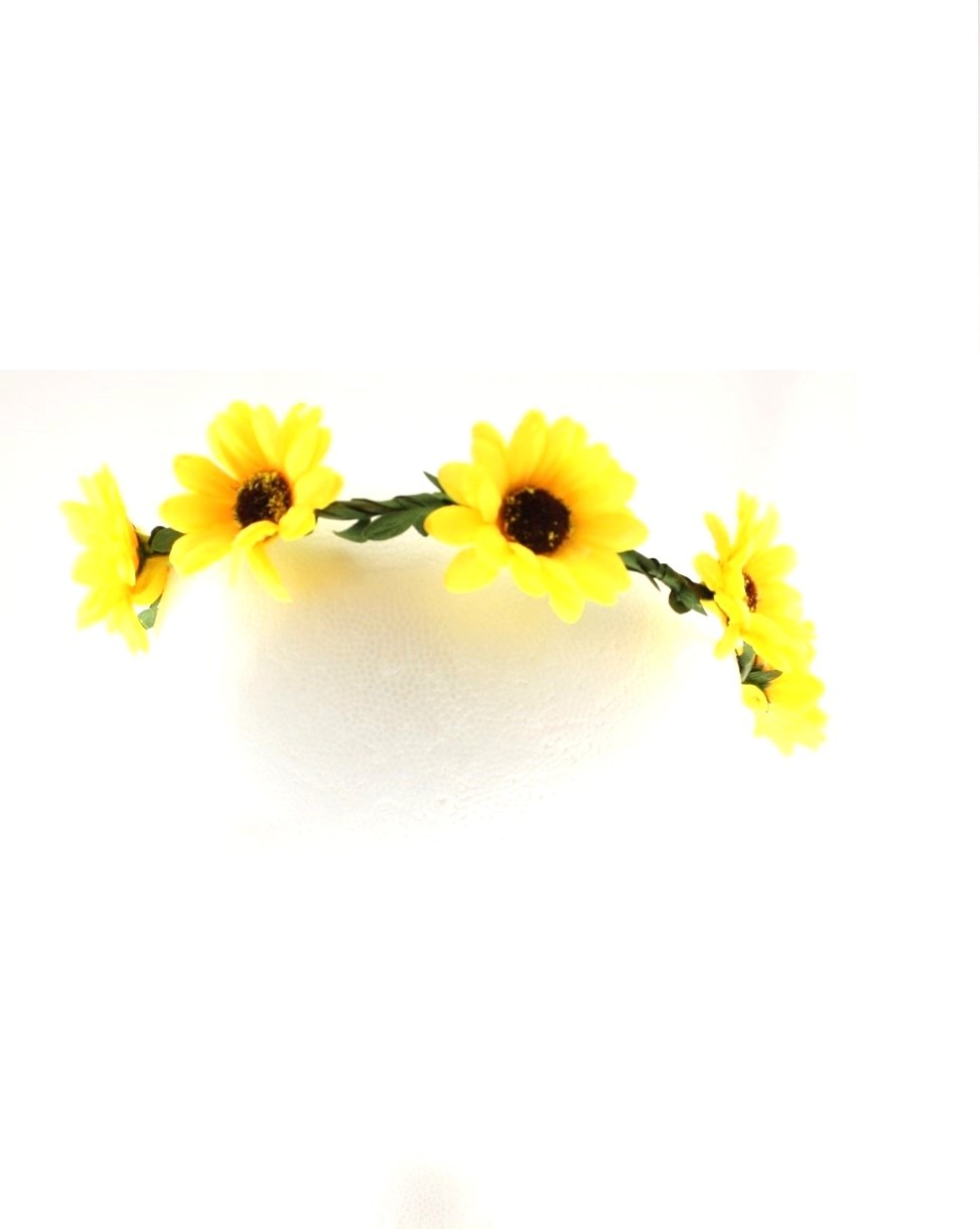 Sunflower Hair Wreaths Garlands