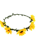 Sunflower Hair Wreaths Garlands