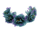 Large Flower Wire Garland with Ribbon