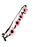 Daisy/ Sunflower Elastic Headband Hair Wreath