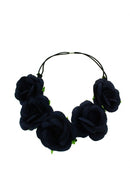 Rose Flower Elastic Headband Hair Wreath