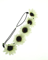 Sunflower Elastic Headband Hair Wreath