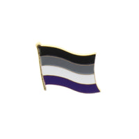 Heavy Metal Asexual Equality Pin Badges