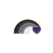 Heavy Metal Asexual Equality Pin Badges