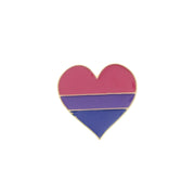 Heavy Metal Bisexual Equality Pin Badges