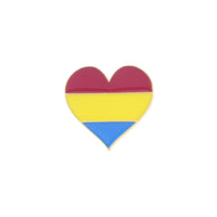 Heavy Metal Pansexual Equality Pin Badges
