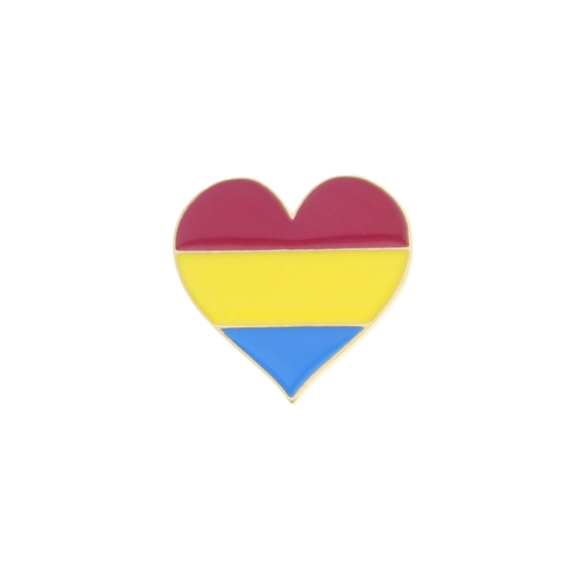 Heavy Metal Pansexual Equality Pin Badges