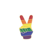 Heavy Metal Rainbow Equality Pin Badges