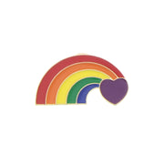 Heavy Metal Rainbow Equality Pin Badges