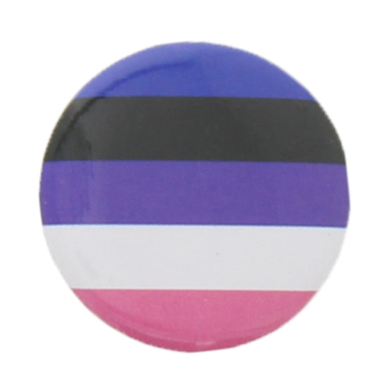 Genderfluid Equality Flag Badge