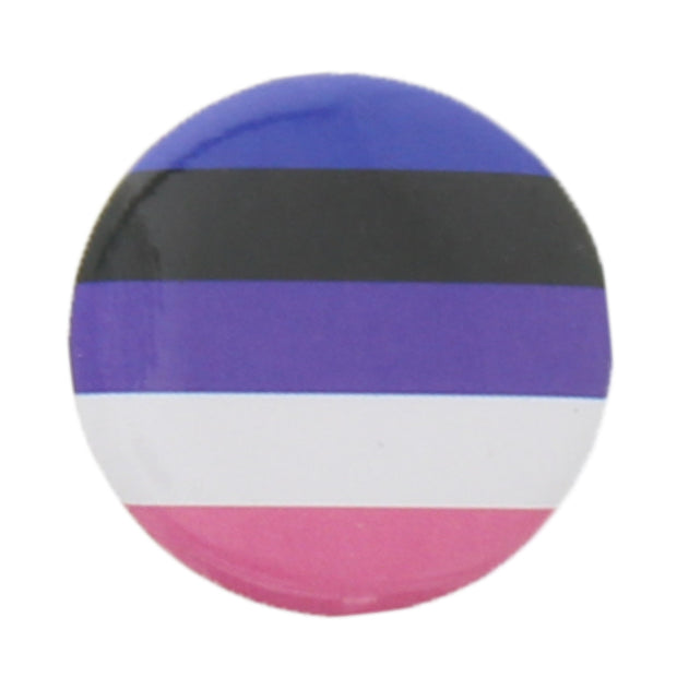 25mm Genderfluid Equality Flag Badge