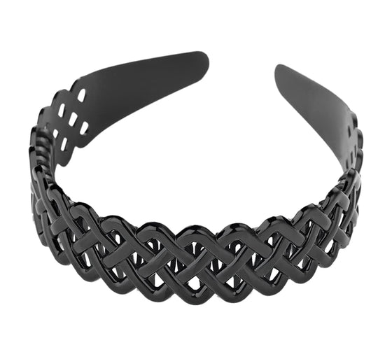 3.5cm Criss Cross Snap Resistant Aliceband