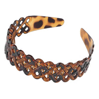3.5cm Criss Cross Snap Resistant Aliceband